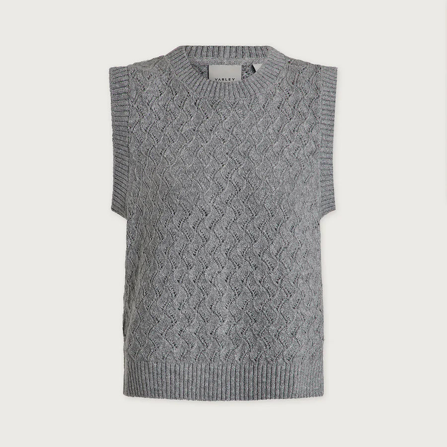 Hazen Knit Tank- Grey Malange