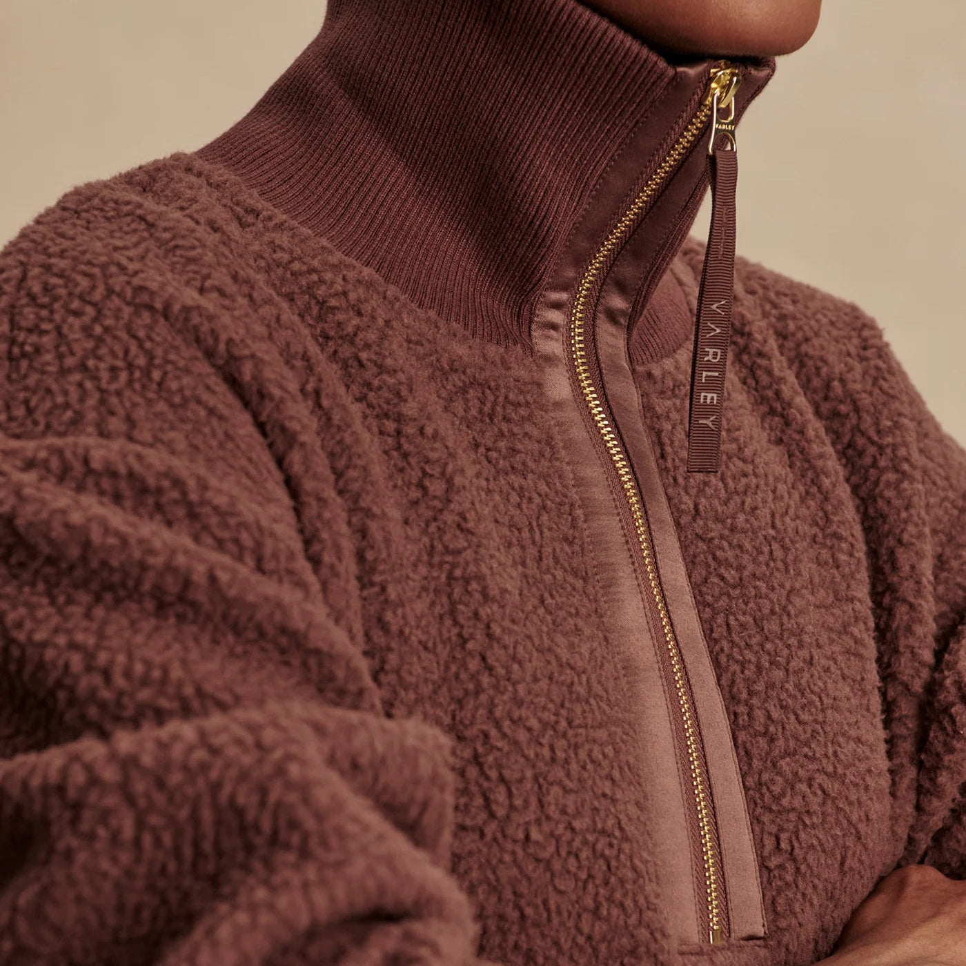Jersey polar con media cremallera Roselle