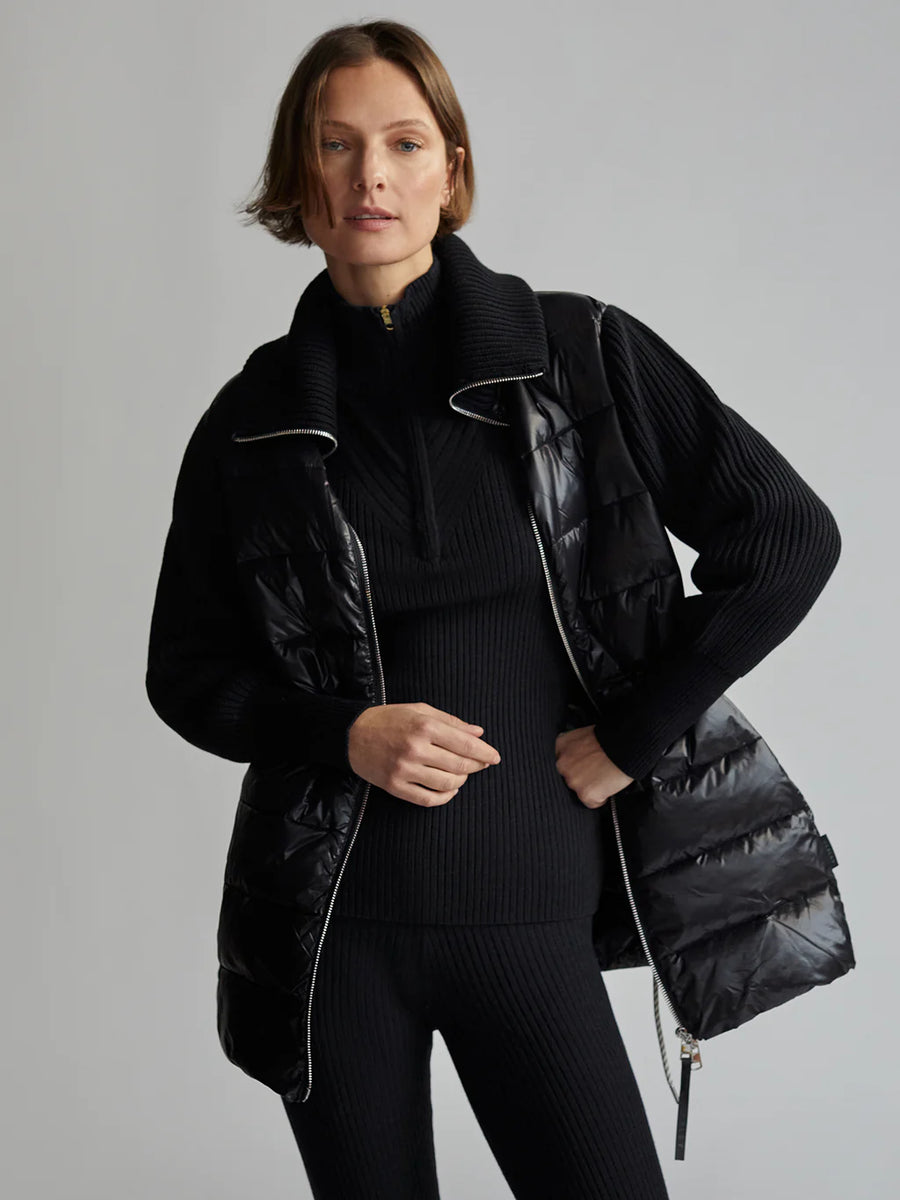 ARULLE plump ofuton jacket ブラック 9e940c2726444eb3b3a1c9092cd161