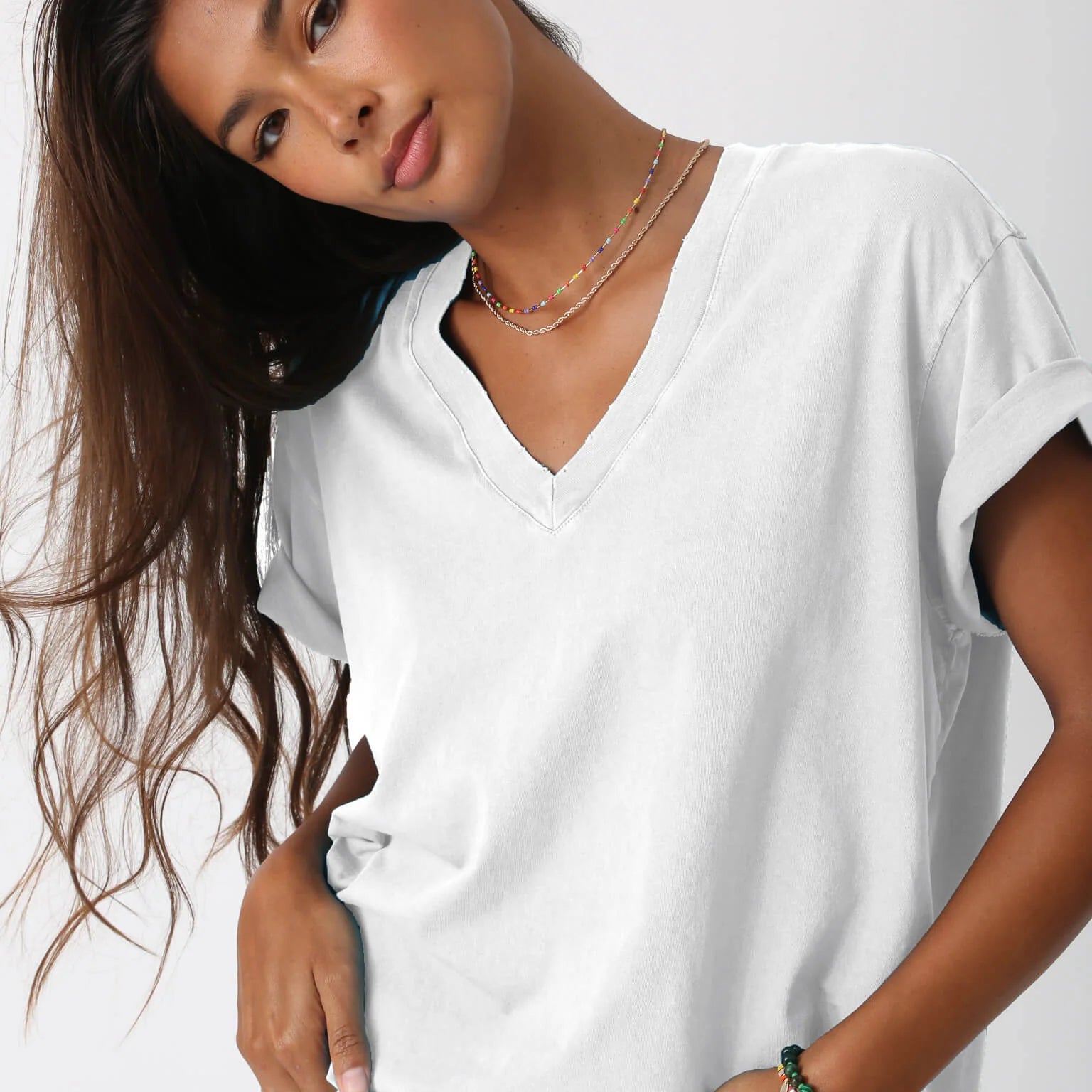 Camiseta Chase con cuello en V