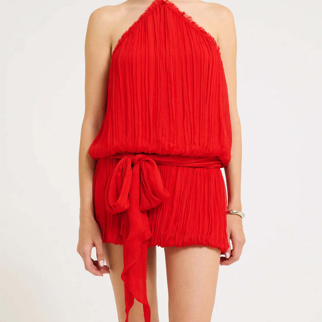 Caliente Mini Dress- Cayenne