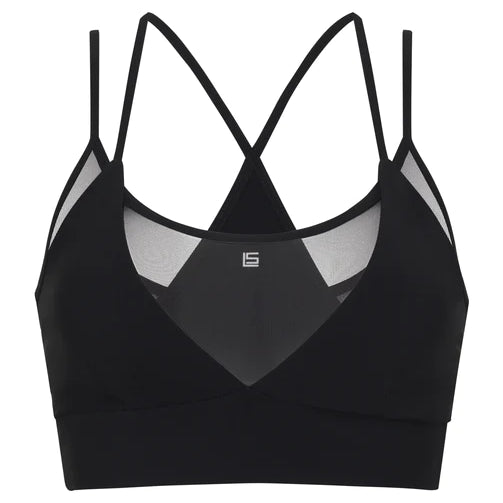 Sujetador de malla en capas hipnótico