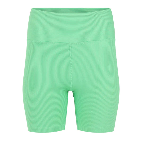Ribbed High Biker Short