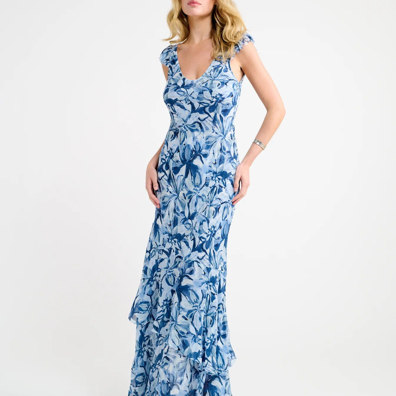 Solara Maxi Dress- Blue Crush
