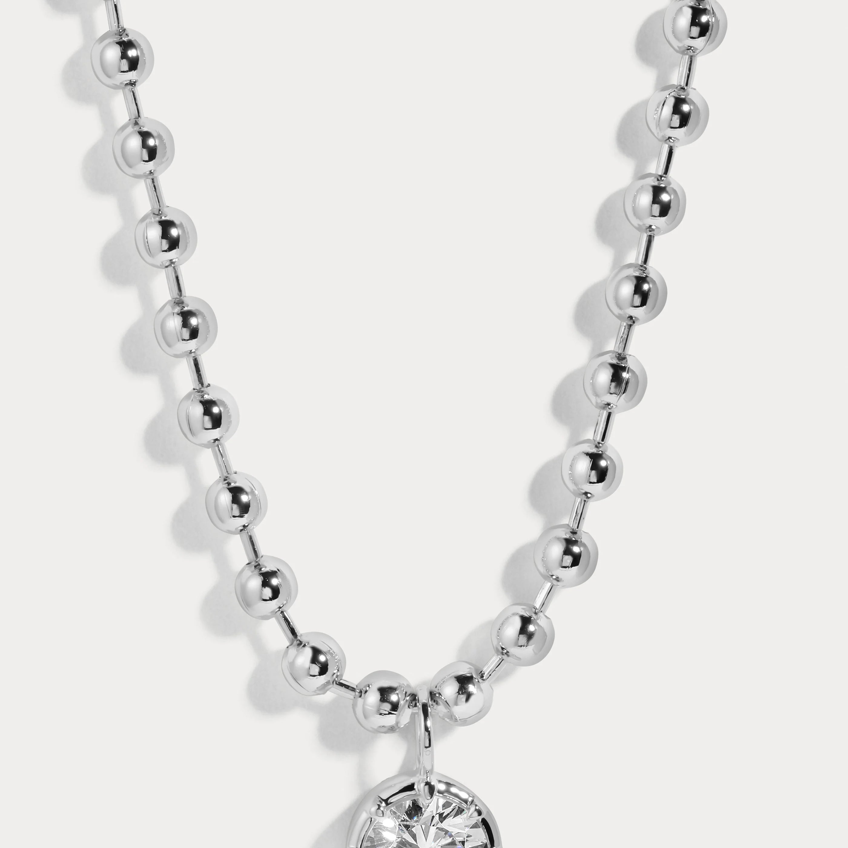 Cleo Necklace- Silver