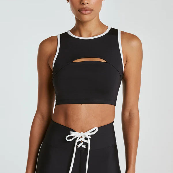 Two Tone Cut Out Bra