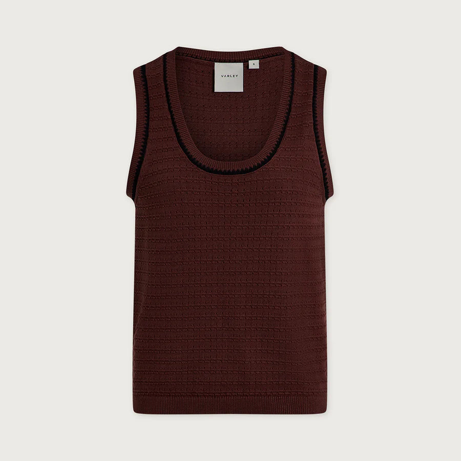 Gideon Knit Tank- Ironwood