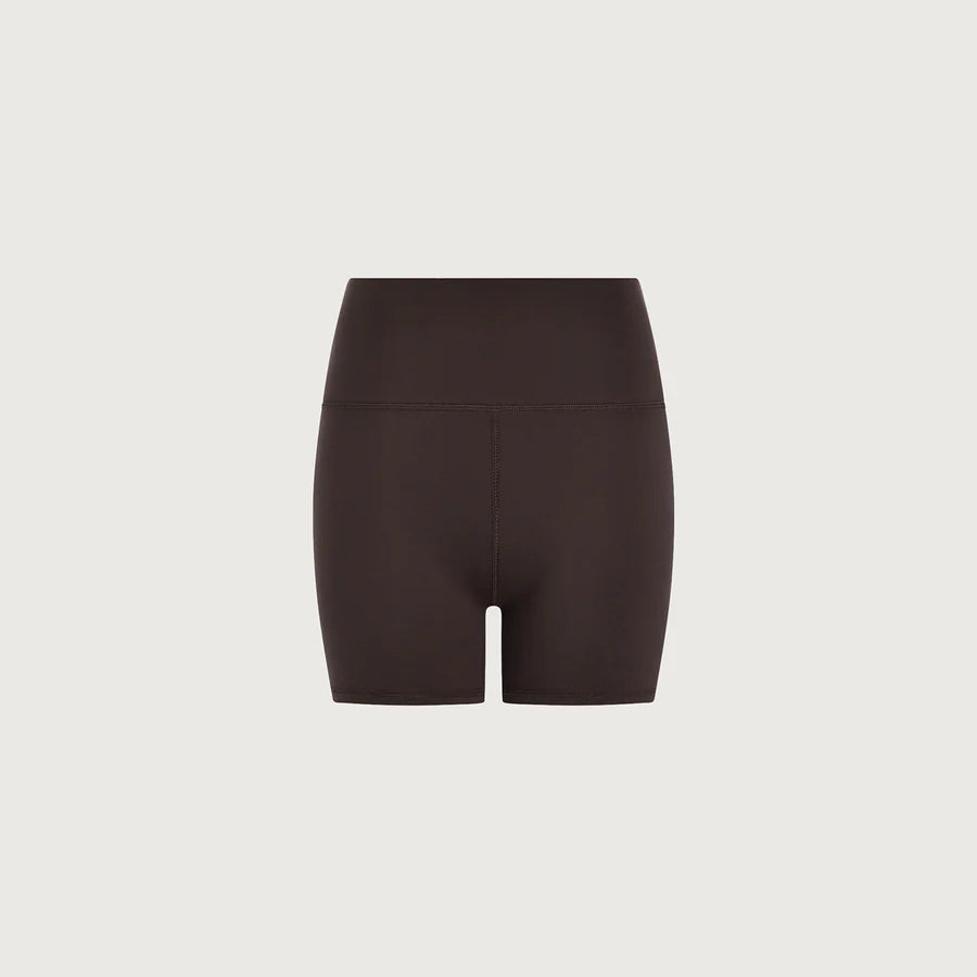Freesoft High Rise Short 5"- Coffee Bean
