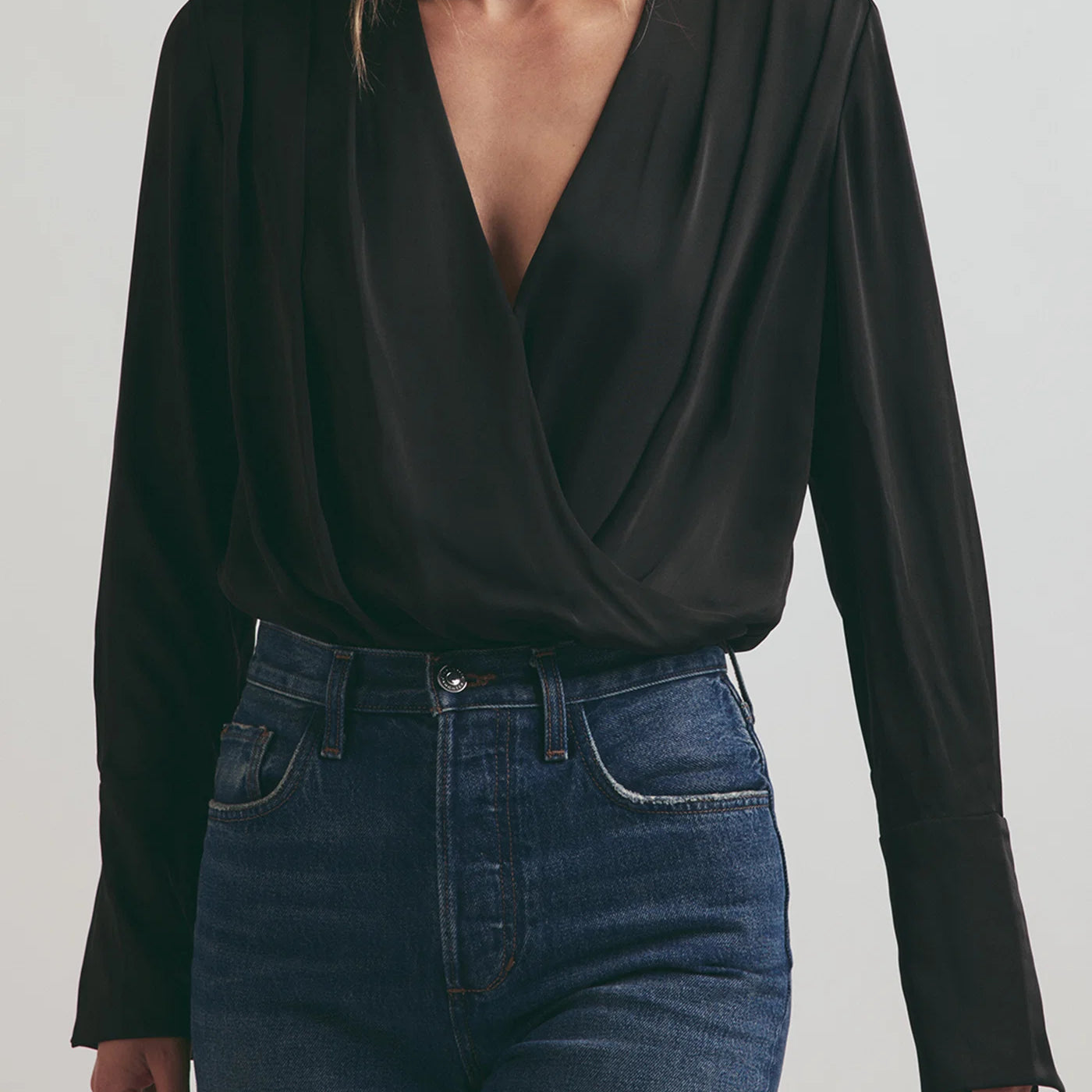 The Date Blouse- Black