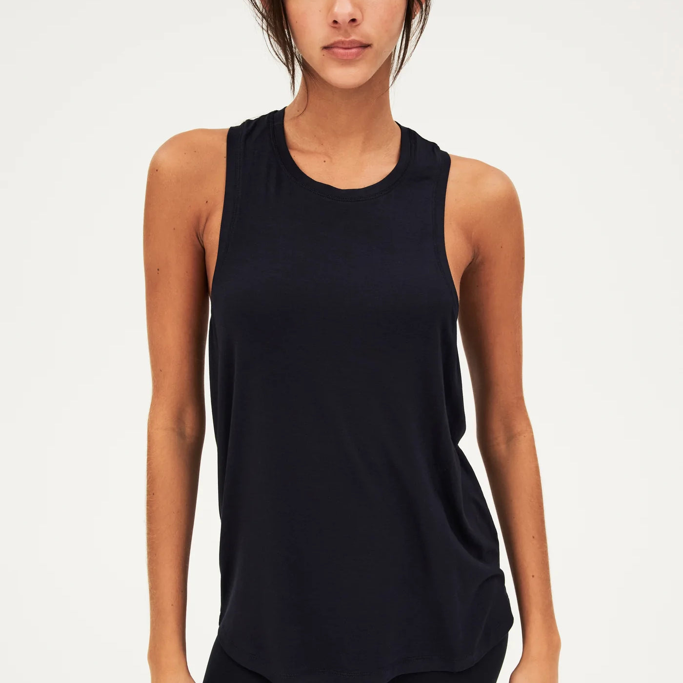 Camiseta sin mangas Toni con cuello redondo - Indigo