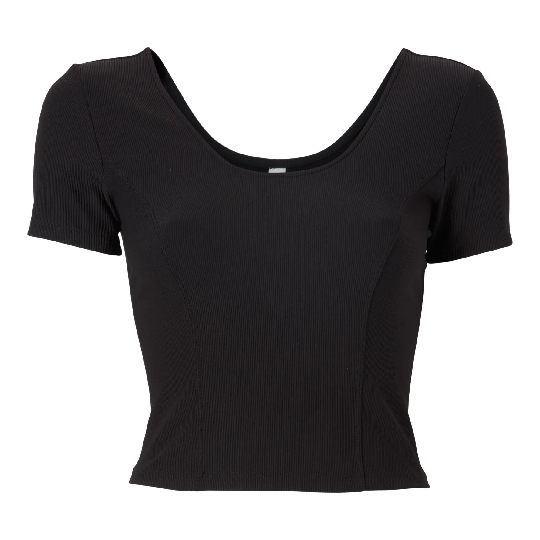Rib Crop Short Sleeve