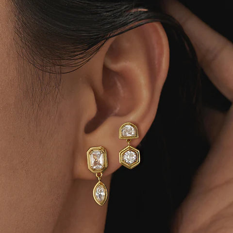 Juego de tachuelas de bisel de estrella