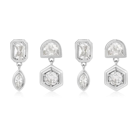 Juego de tachuelas de bisel de estrella