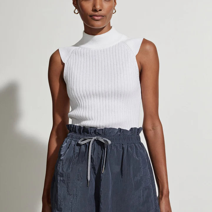 Camiseta sin mangas de punto ajustada Fowler