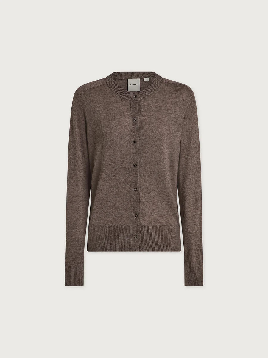 Fairfax Knit Cardigan- Cinder Marl