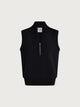 Beau Sleeveless Half Zip- Black
