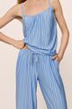 Gisele Printed Modal Cami & Pant PJ Set- Blue