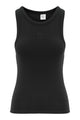 Mila Logo Soft Tank Top- Black