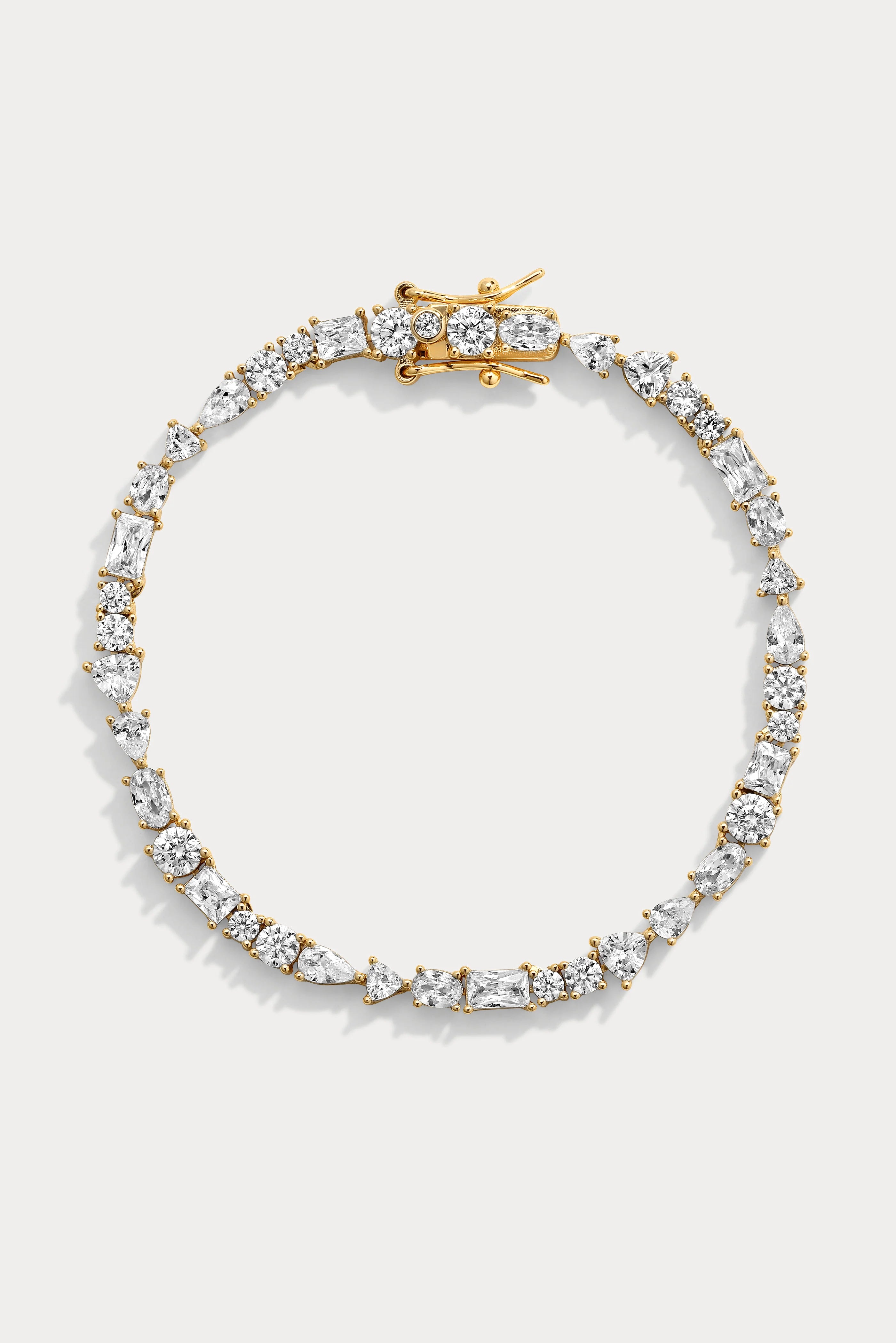 Mavis Tennis Bracelet - Gold