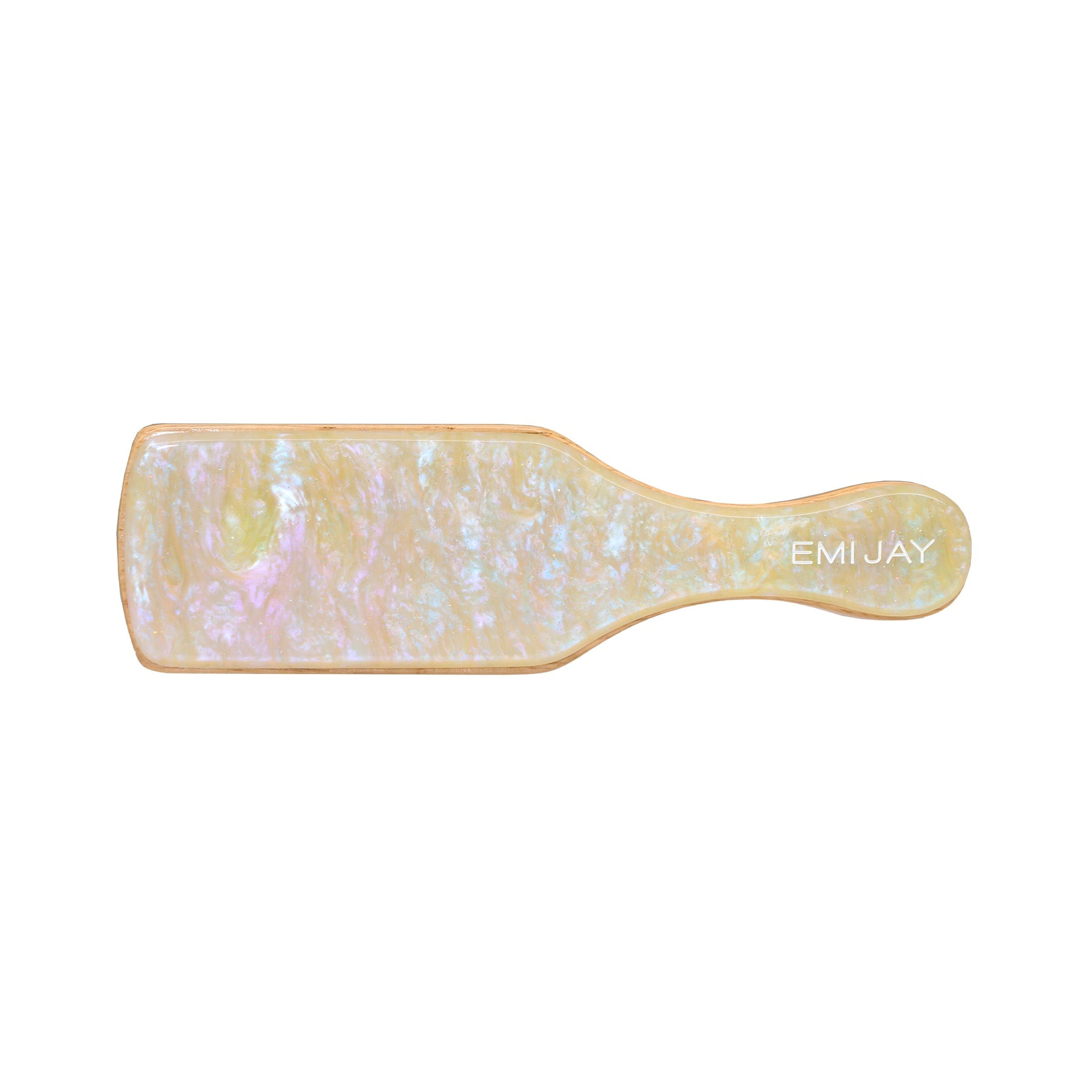 Mini Boar Bristle Brush- Lemon Sugar