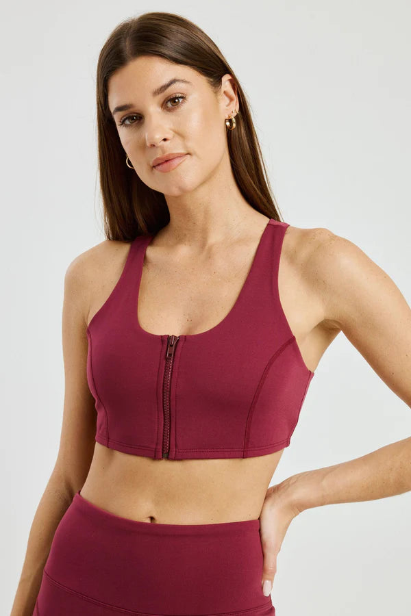 Buy Fabluk® High-Impact Sports Bras - European Design for Intense Workouts,  Yoga & Sports  Multiple Colors & Types with Free Bella VOSTE Waterproof  Eye Makeup (XXL, Front Zip- White) at