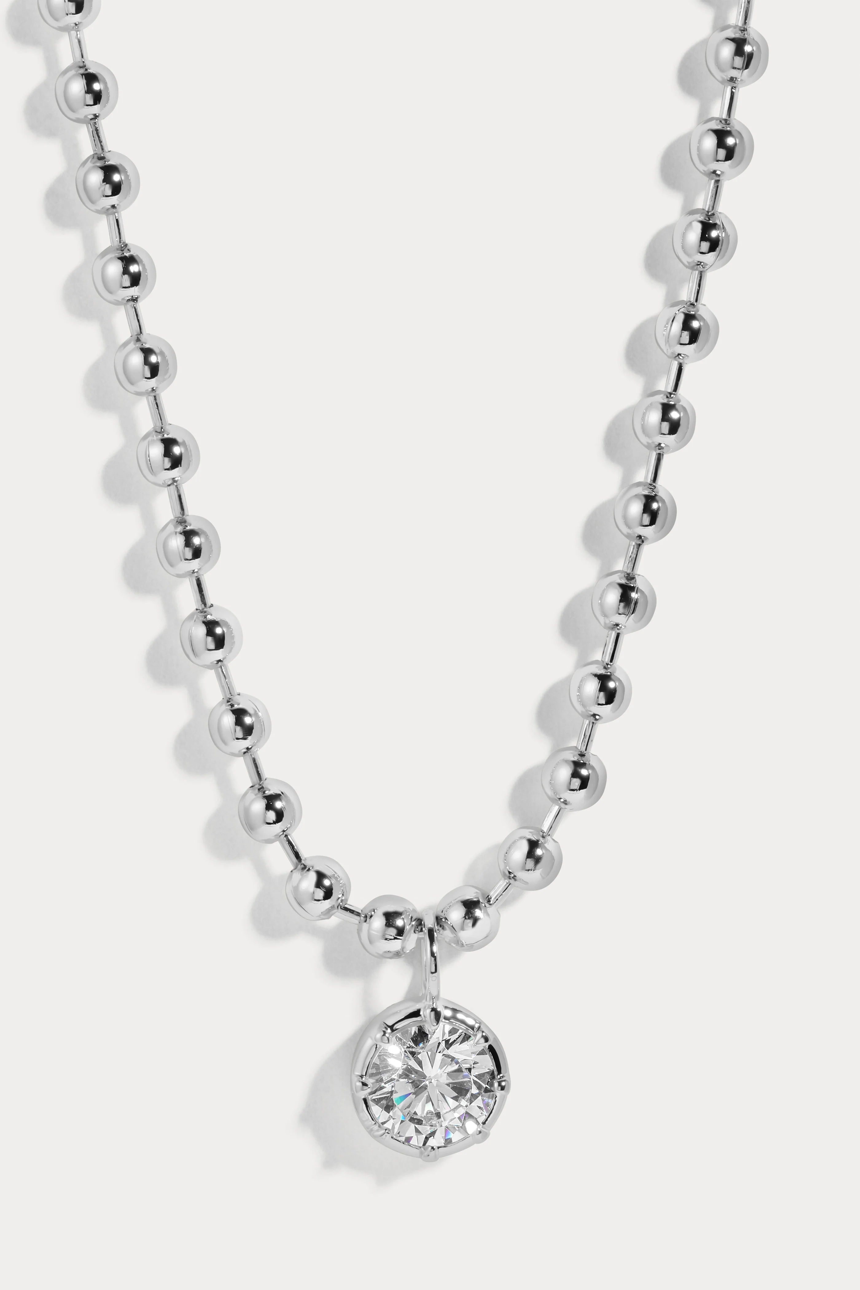 Cleo Necklace- Silver