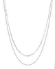 Luv AJ Beaded Double Chain Charm Nedcklace
