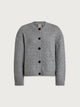 Hossler Knit Cardigan- Grey Melange