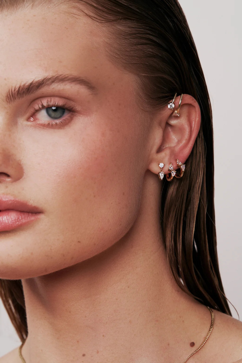 Fran Studs - Gold
