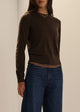 The Favorite Cashmere Crew- Espresso